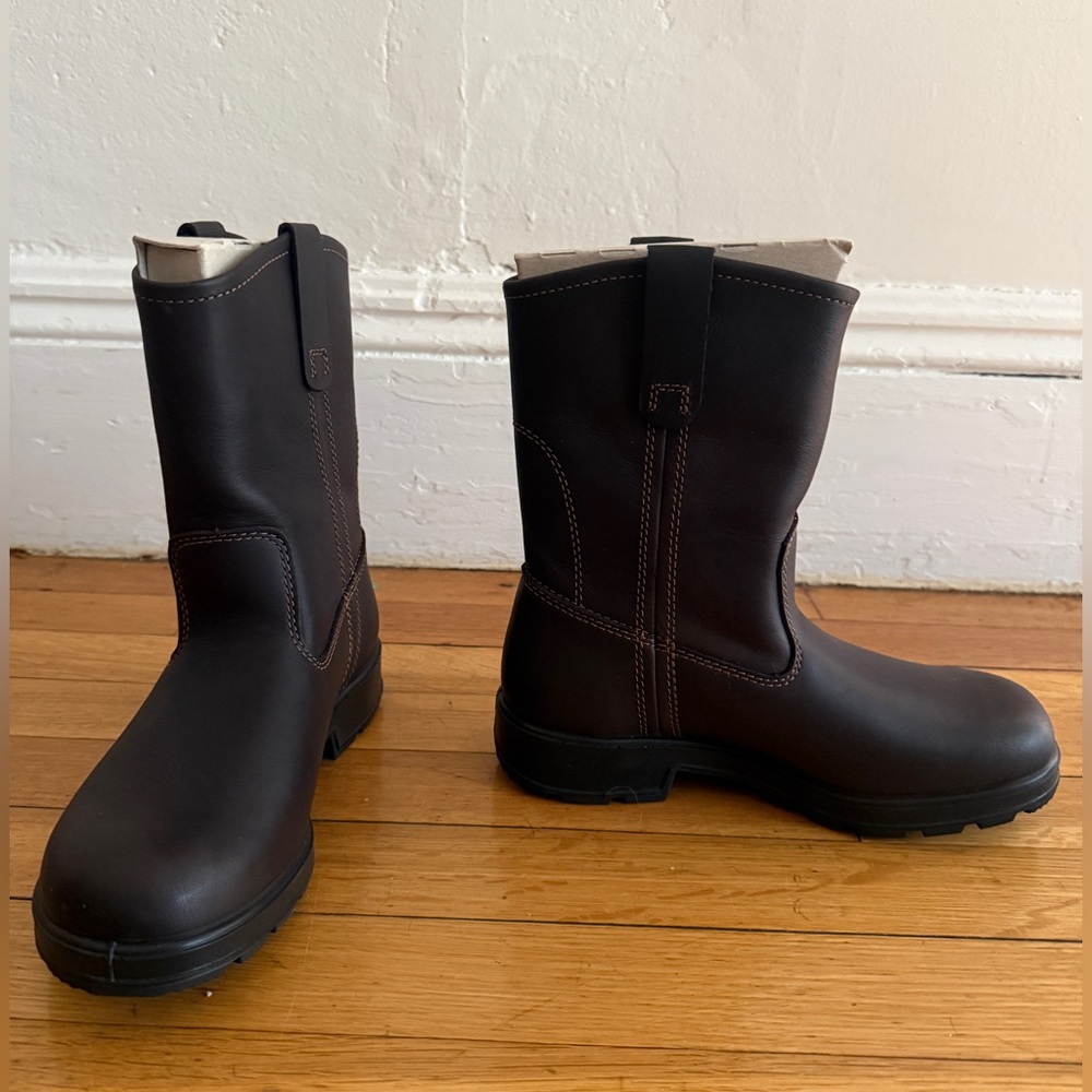 Blundstone Originals Rigger Boot 2528, Dark Brown Leather Boot, size US Womens 7 - Picture 5 of 12